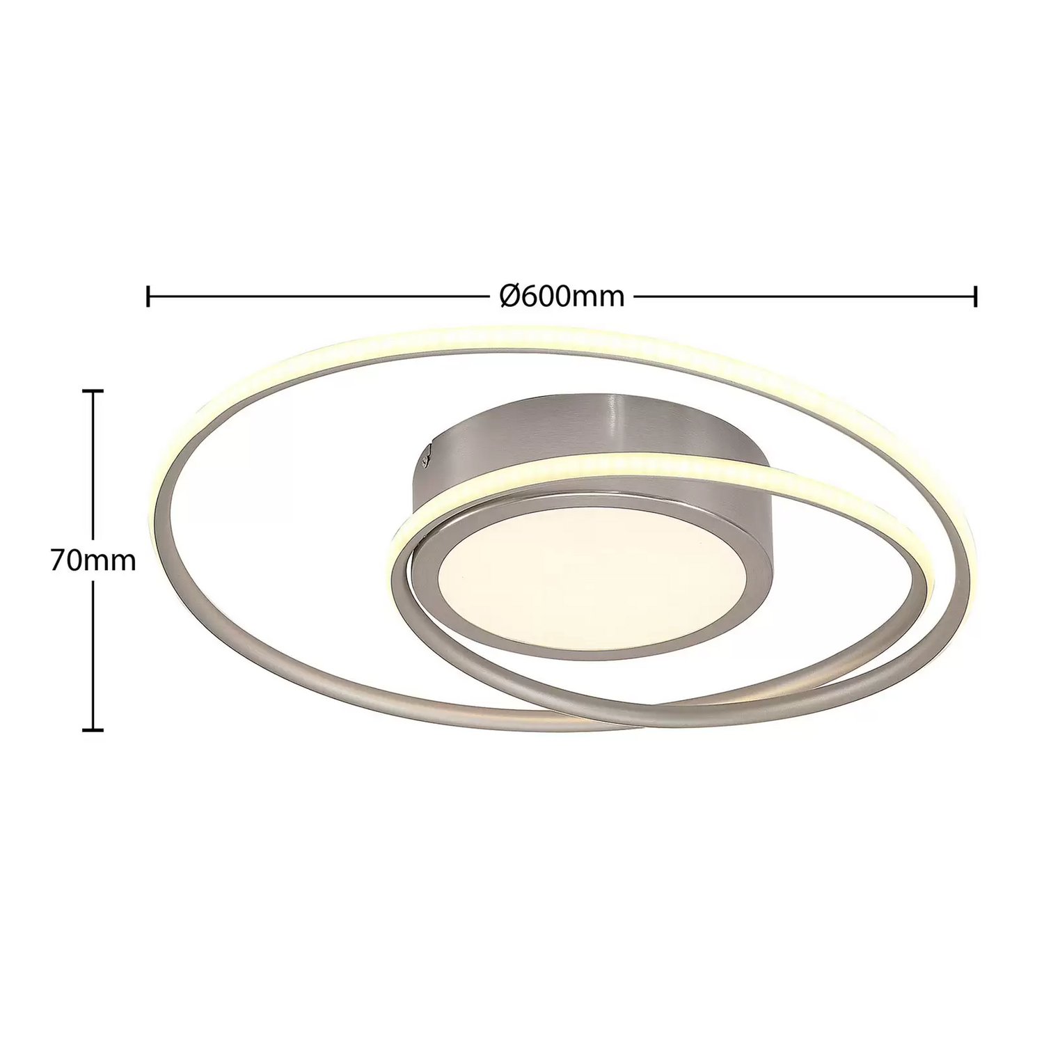 Lindby Bovia Led Deckenlampe Deckenleuchte Lampe Leuchte Deckenlicht Led Leuchte B-Ware - 4251911726367