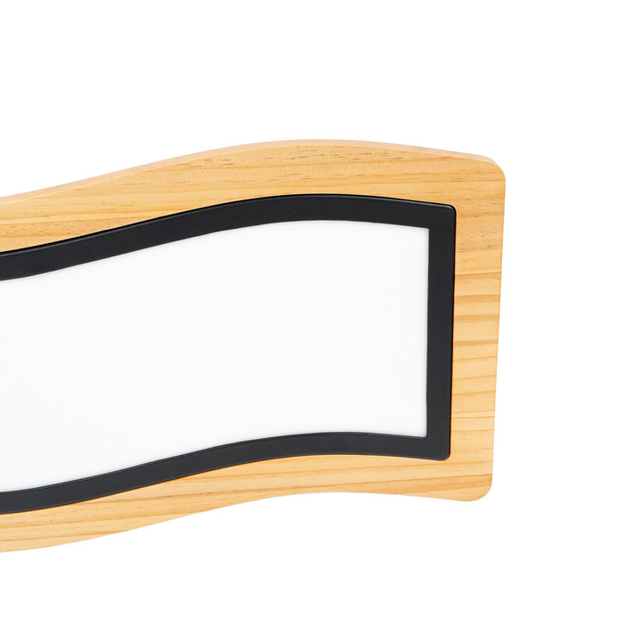 Lucande LED-Deckenleuchte Joren 46 cm lang Holz 3.000 K Deckenlampe Lampe S182
