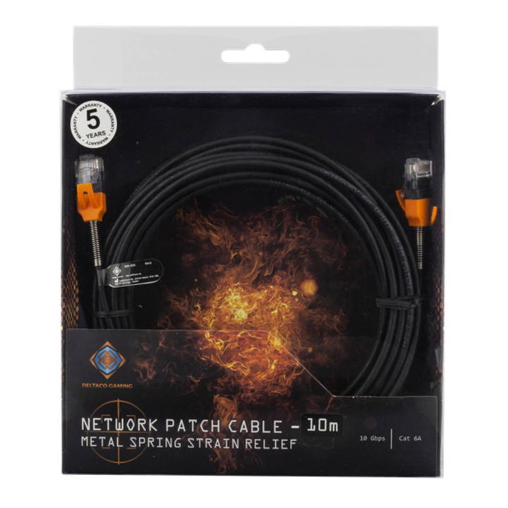 Deltaco Gaming Patchkabel 10m Netzwerkkabel Lan Kabel 10 Stück