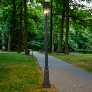 B-Ware Lindby Mastleuchte Edana Gartenleuchte Außenlaterne Wegeleuchte Gartenlaterne