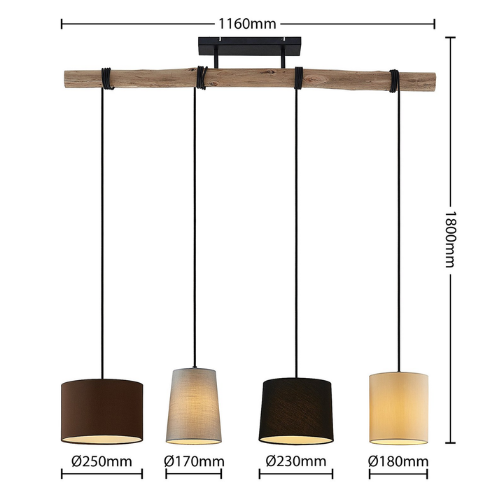 Lindby Amilia Hängeleuchte Deckenlampe Pendelleuchte Deko Wohnzimmerleuchte E27 B-Ware - 4251911719406