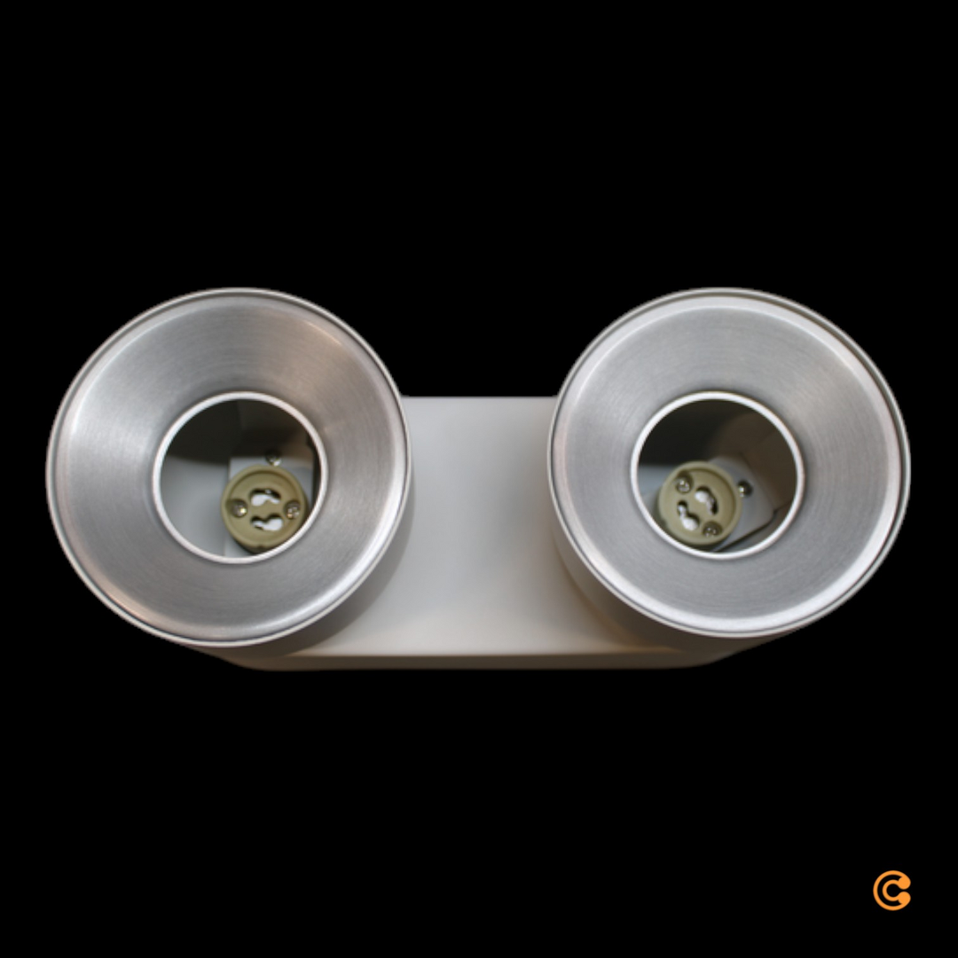 Nordlux Downlight Pitcher Gu10 Zweiflammig Metall Weiß Deckenlampe Deckenleuchte B-Ware