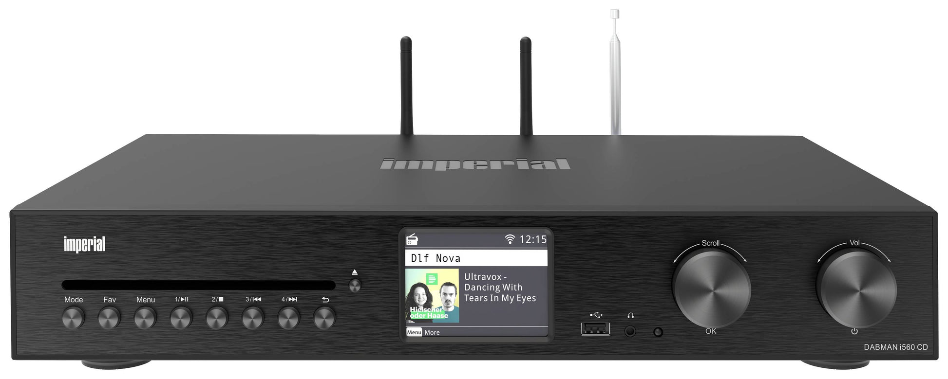 Imperial DABMAN i560 CD Stereo Receiver 2x30 W Schwarz CD-Player DEFEKTWARE - 4024035254005