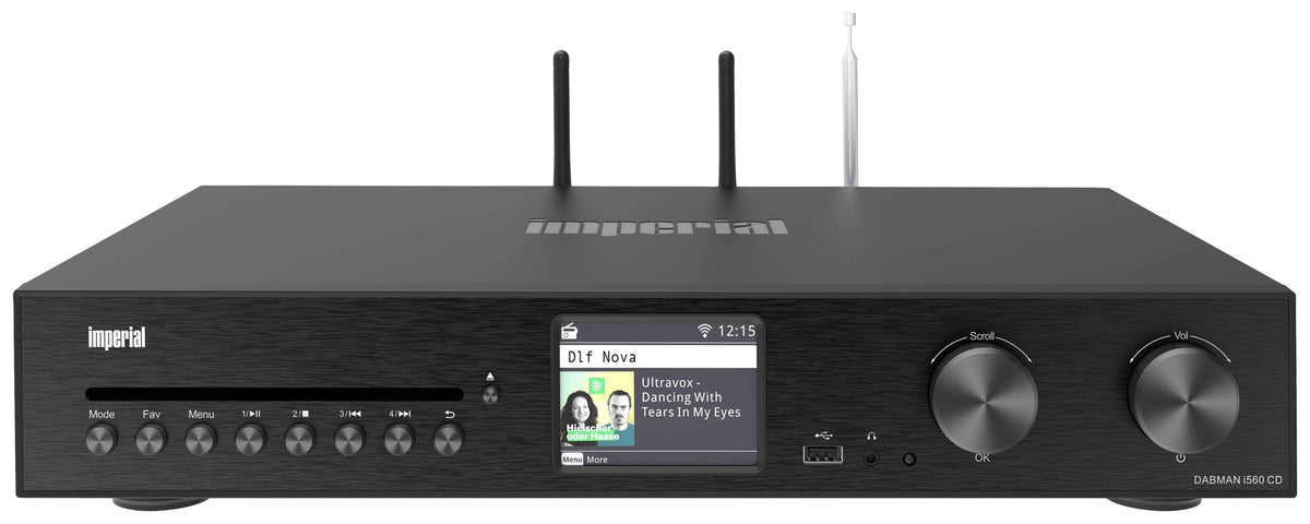 Imperial DABMAN i560 CD Stereo Receiver 2x30 W Schwarz CD-Player DEFEKTWARE - 4024035254005