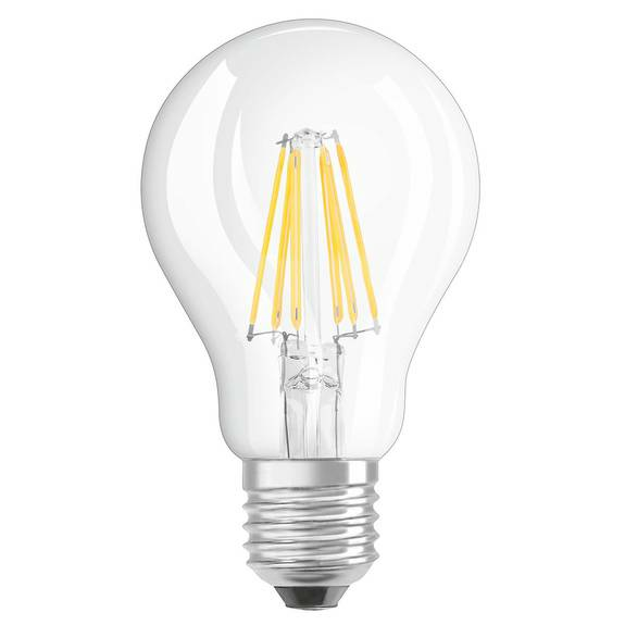 OSRAM LED-Lampe Leuchtmittel Licht E27 7W warmweiß GLOWdim klar 5 STÜCK