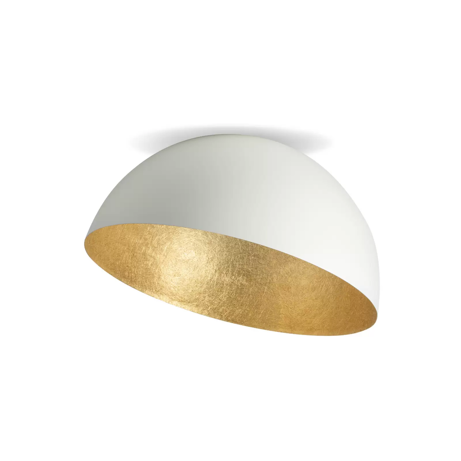 B-Ware Deckenleuchte Sfera ø 50 Cm Weiß Gold Deckenlampe Lampe Leuchte Spot Licht