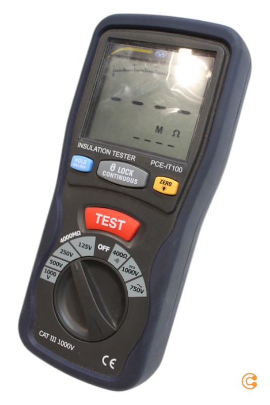 B-Ware PCE Instruments PCE-IT100 Ohmmeter Widerstandsmessgerät SIEHE TEXT/FOTO
