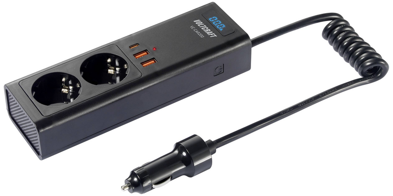 B-Ware Voltcraft Wechselrichter Vc Car200 200 W 12 V/Dc   230 V/Ac Dc/Dc Wandler St80