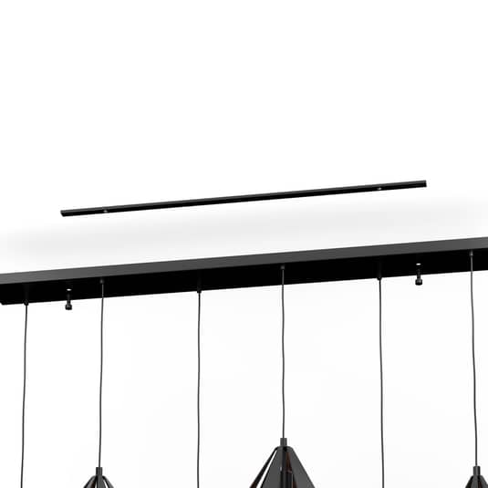 B-Ware Eglo Hängeleuchte Carlton 1 Hängeleuchte Deckenlampe Leuchte 6 Fl Schwarz Kupfer
