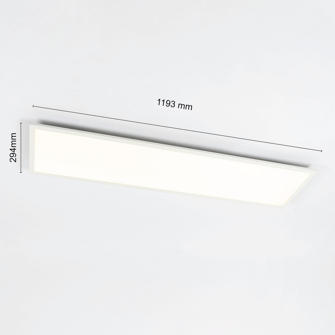 Lindby Luay LED-Panel Deckenpanel Deckenlampe Deckenlicht 3000-6000K 30 x 120 cm