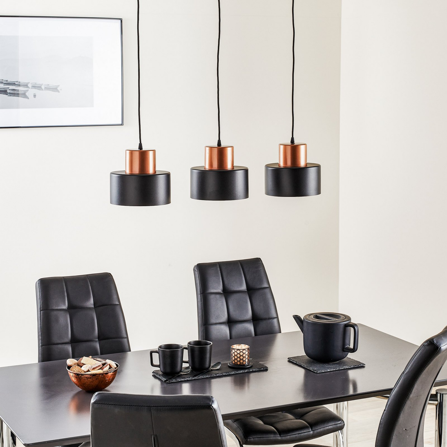 Euluna Hängeleuchte Hängeleuchte Lampe Leuchte Hängend Olla Dreiflammig Lang 40 W B-Ware - 5907623690708