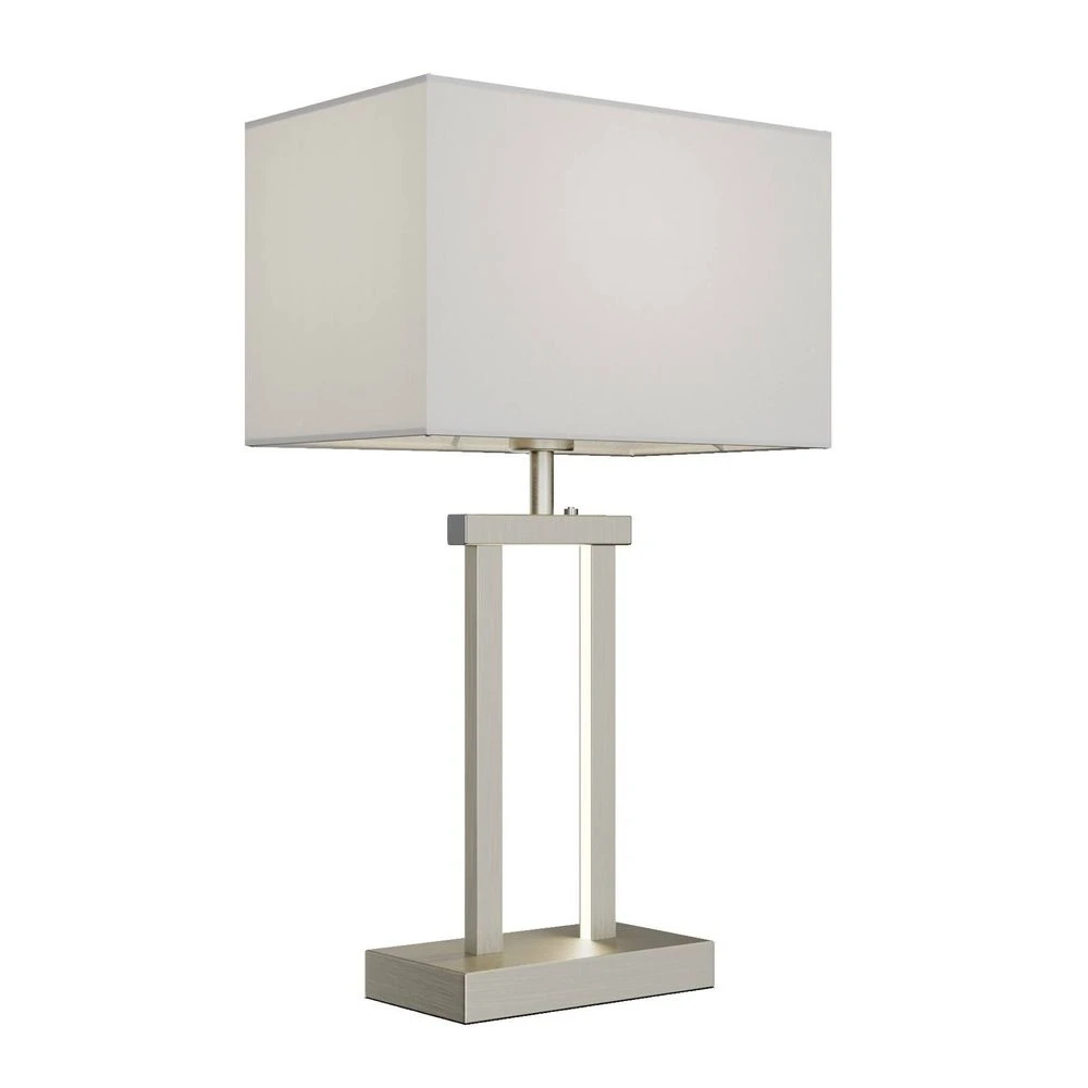 Lindby Tischlampe Led Leuchte Schreibtischleuchte Nachttischlampe 2x 60 W E27 B-Ware