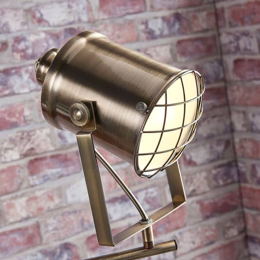 Lindby Stehleuchte Stehlampe Lampe Leuchte Ebbi Zweiflammig E27 Metall bronze