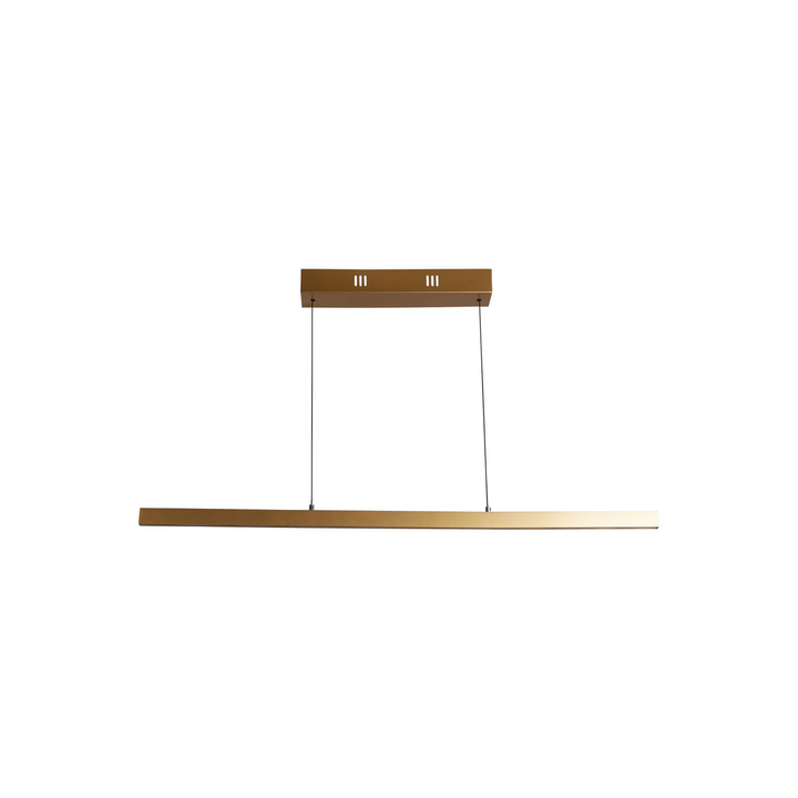 Searchlight LED-Hängelampe Layla linear gold höhenverstellbar CCT Deckenlampe