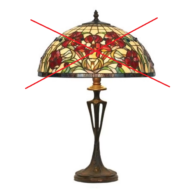 Artistar Tischlampe Eline Im Tiffany Stil Leselampe Lampe Leucht Siehe Text/Foto B-Ware
