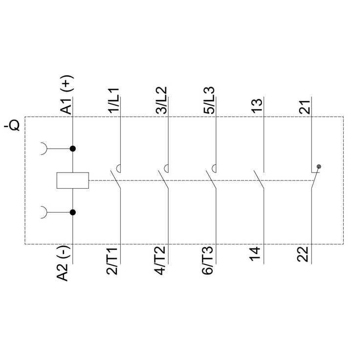 Siemens 3 Rt2024 2 Bf40 Leistungsschütz 3 Schließer Federzuganschluss 690 V/Ac B-Ware