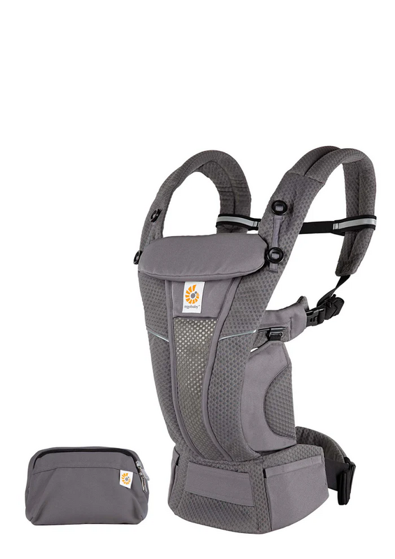 Ergobaby Omni Breeze Babytrage Babytragehilfe Bauch/Hüfte/Rücken/Front Grey B-Ware - 26425