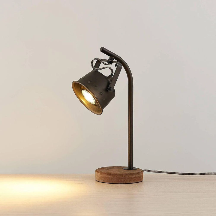 Lindby Rubinjo Tischleuchte Schreibtischlampe Bürotischleuchte GU10 Leuchte Lamp
