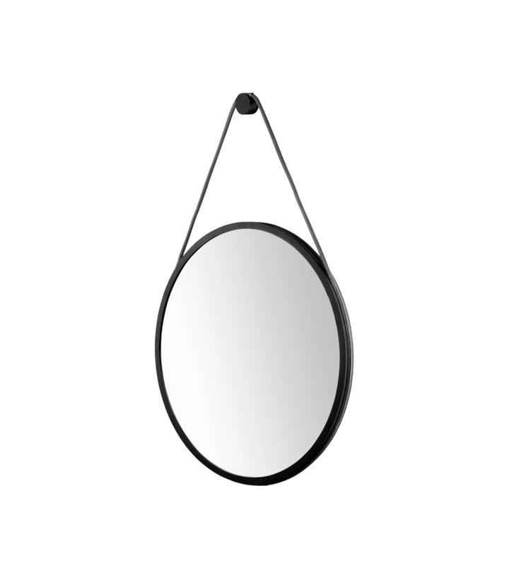 Fdb Møbler I3 Mossø Spiegel Dekospiegel Wandspiegel Schminkspiegel ø60cm Schwarz B-Ware