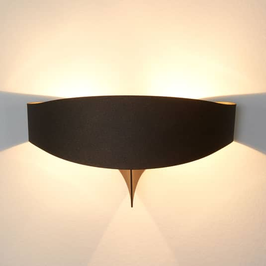 Selène Bronzene Designer Wandleuchte Scudo Wandleuchte Wandlicht Lampe Leuchte B-Ware