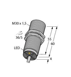 Turck Bündiger Npn Schließer Bi10 M30 An6 X Induktiver Sensor Induktionssensor B-Ware - 4047101141894