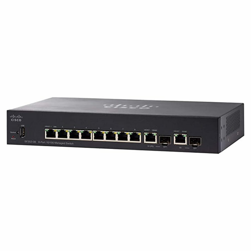 Cisco SF352-08-K9-EU Managed Netzwerk Switch Netzwerk-Switch Netzwerk Zubehör