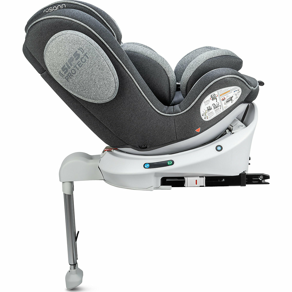 Siège auto Osann Four360 SL pour enfant, coloris Universe, gris.
