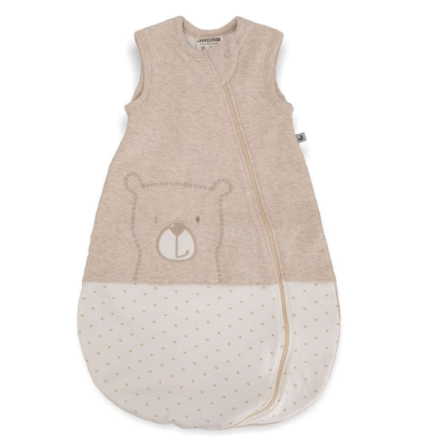 Jacky Badu Bär Schlafsack wattiert Babyschlafsack Größe 47 Kinderschlafsack