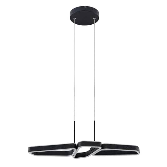 Lucande Quinn Led Hängeleuchte Hängeleuchte Deckenlampe Designerlampe Schwarz  B-Ware - 4251911710946