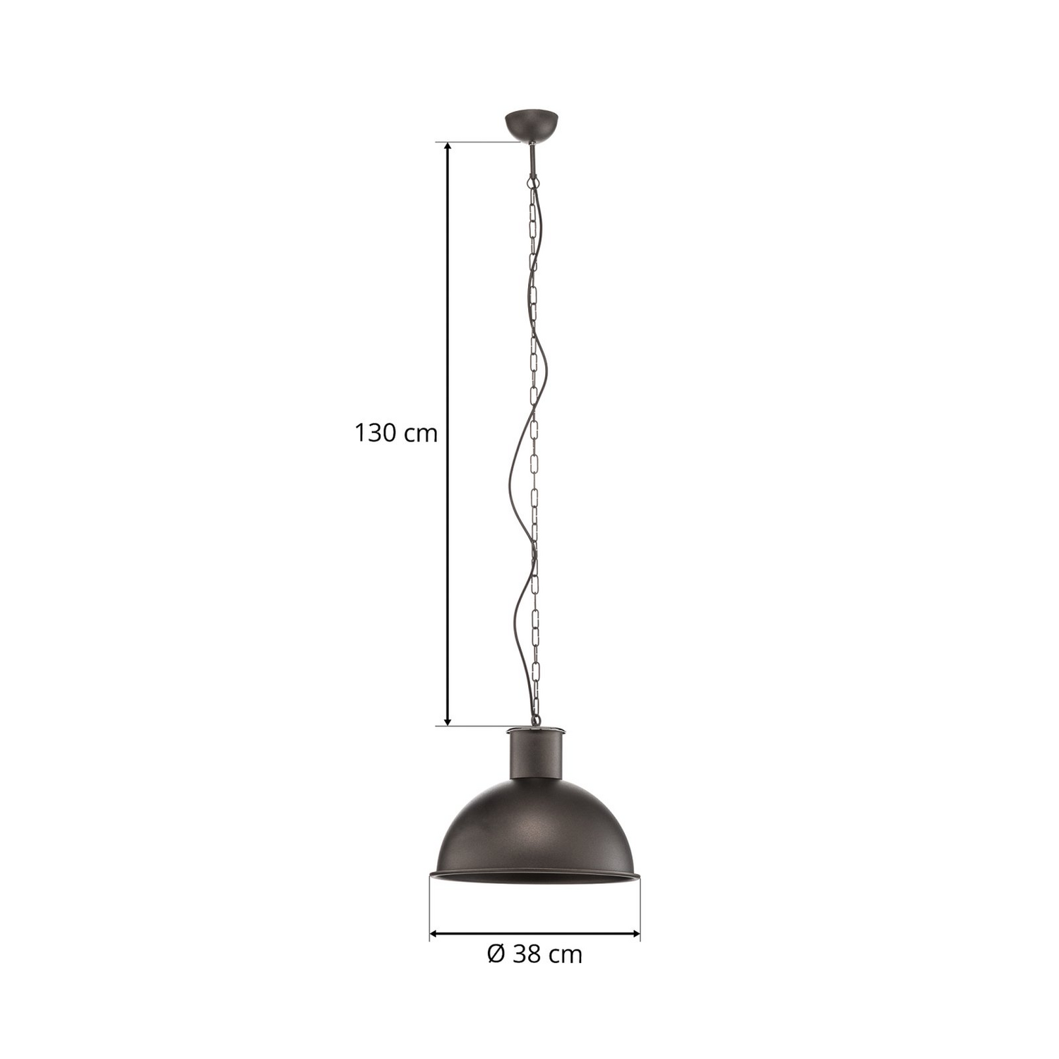 Pendelleuchte Emoti Einflammig Anthrazit Pendellampe Deckenlampe Lampe Leuchte B-Ware - 5902553218312