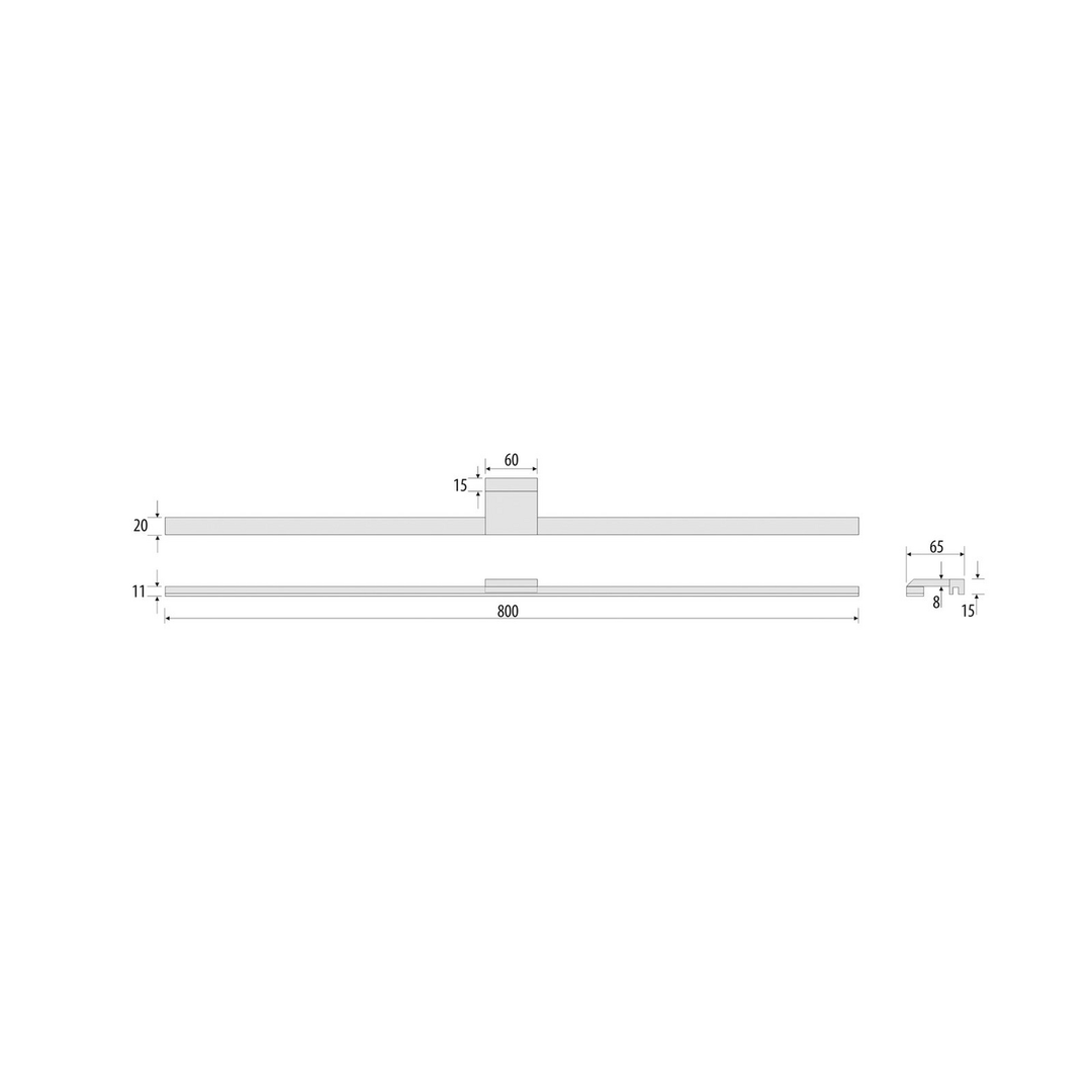 Triga Led Spiegelleuchte Spiegellampe Spiegellicht Spiegelbeleuchtung653 B-Ware