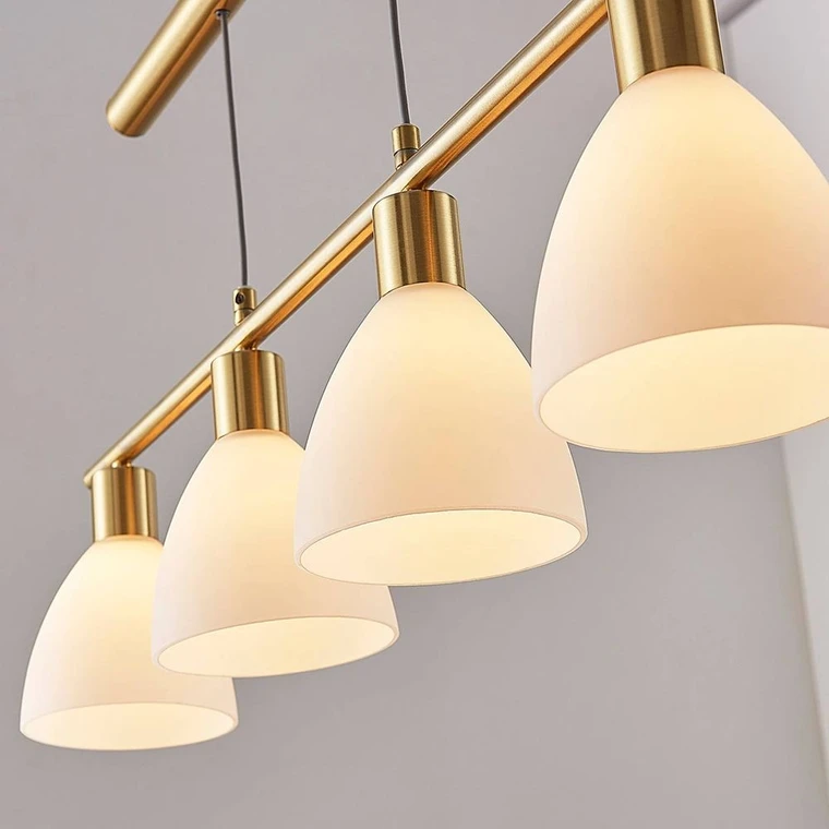 B-Ware Lindby Esszimmer Hängeleuchte Simeon Hängeleuchte Lampe Leuchte E14 Messing Matt