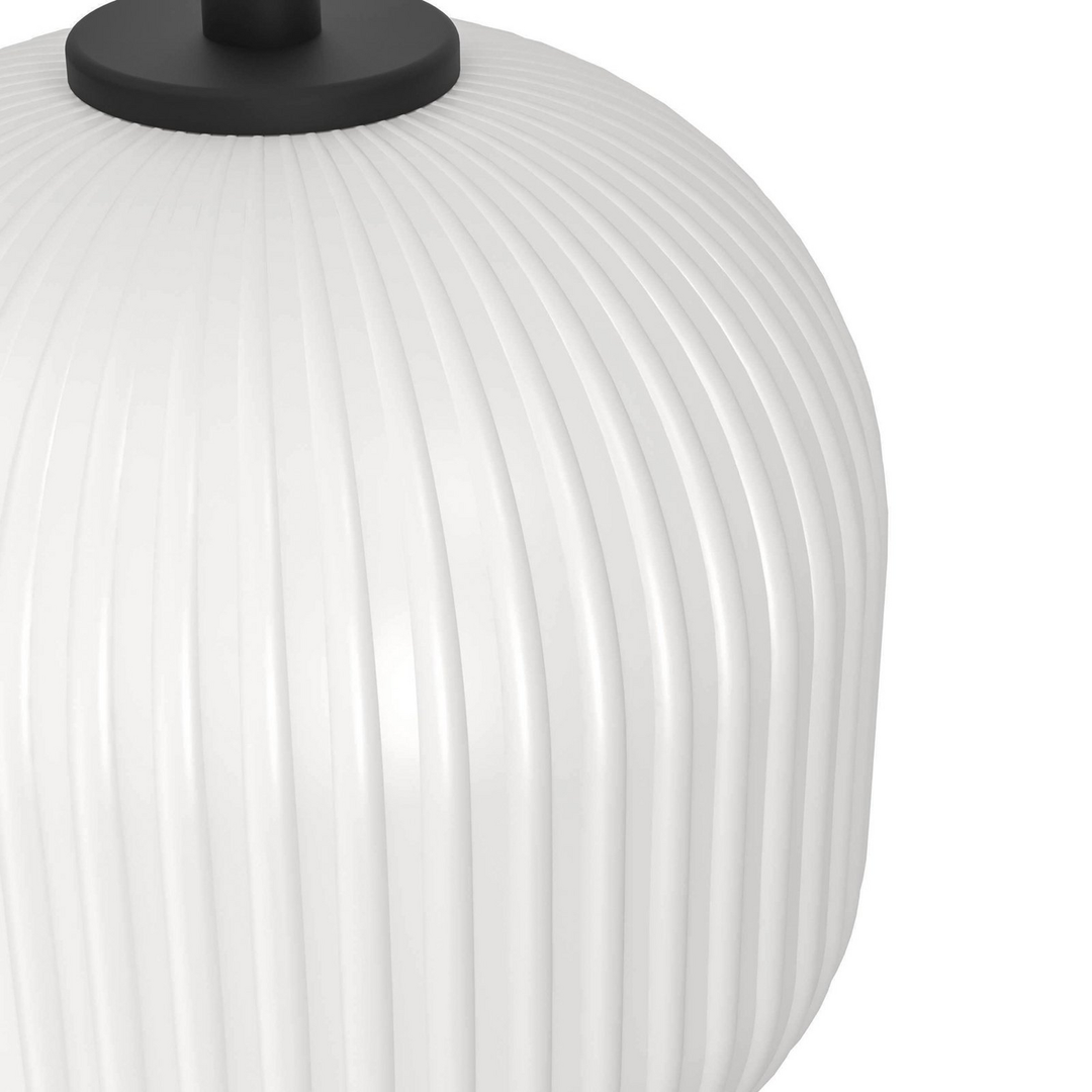 Eglo Hängeleuchte Mantunalle Länge 120 cm schwarz weiß Deckenlampe Deckenleuchte