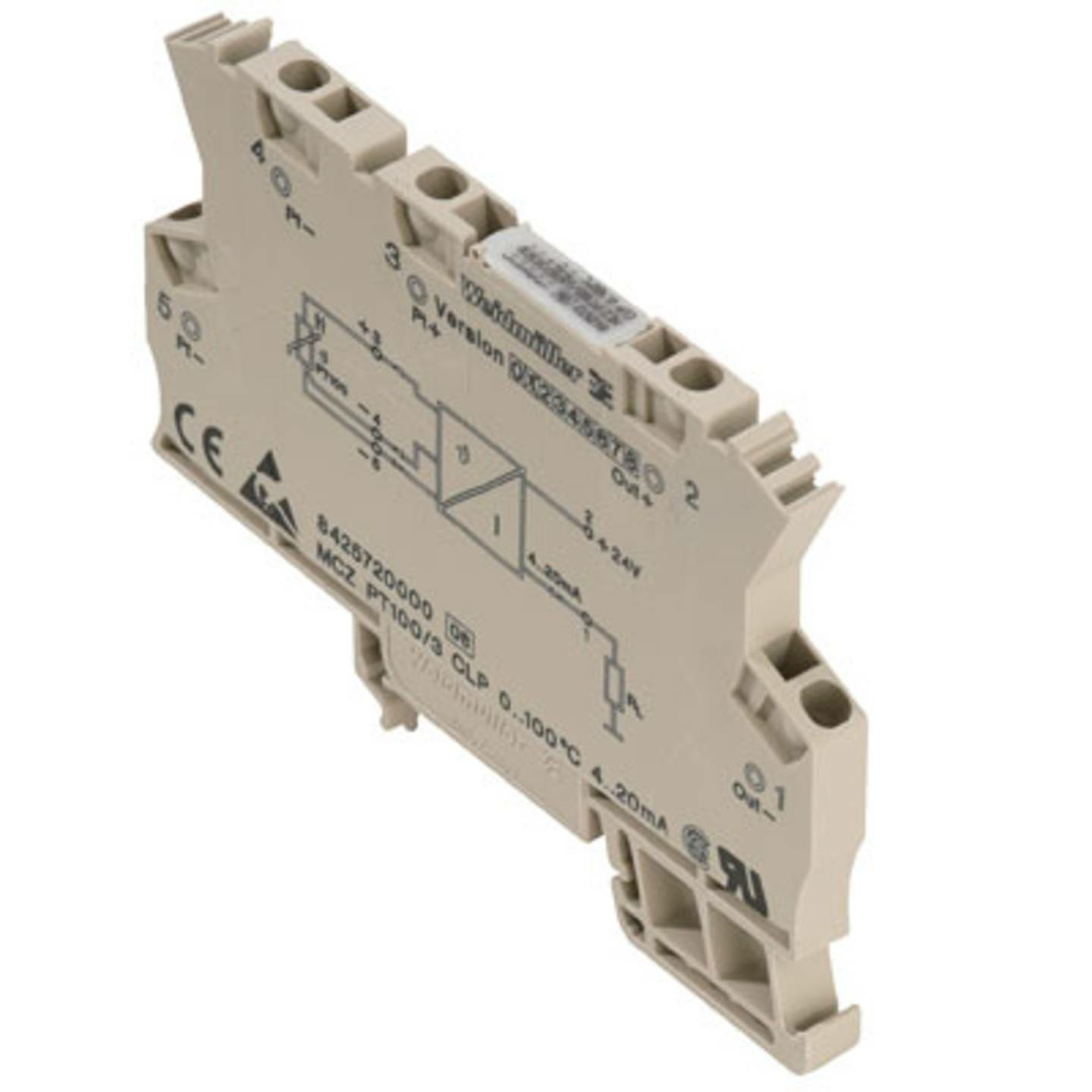 Weidmüller Temperaturwandler Mcz Pt100/3 Clp 50 V Temperaturmessumformer Wandler B-Ware - 4032248058273