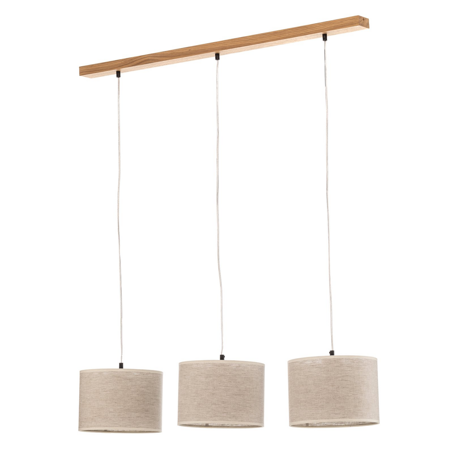 B-Ware Britop Hängeleuchte Canvas Leinenschirme Hängelampe Leuchte Lampe Dreiflammig