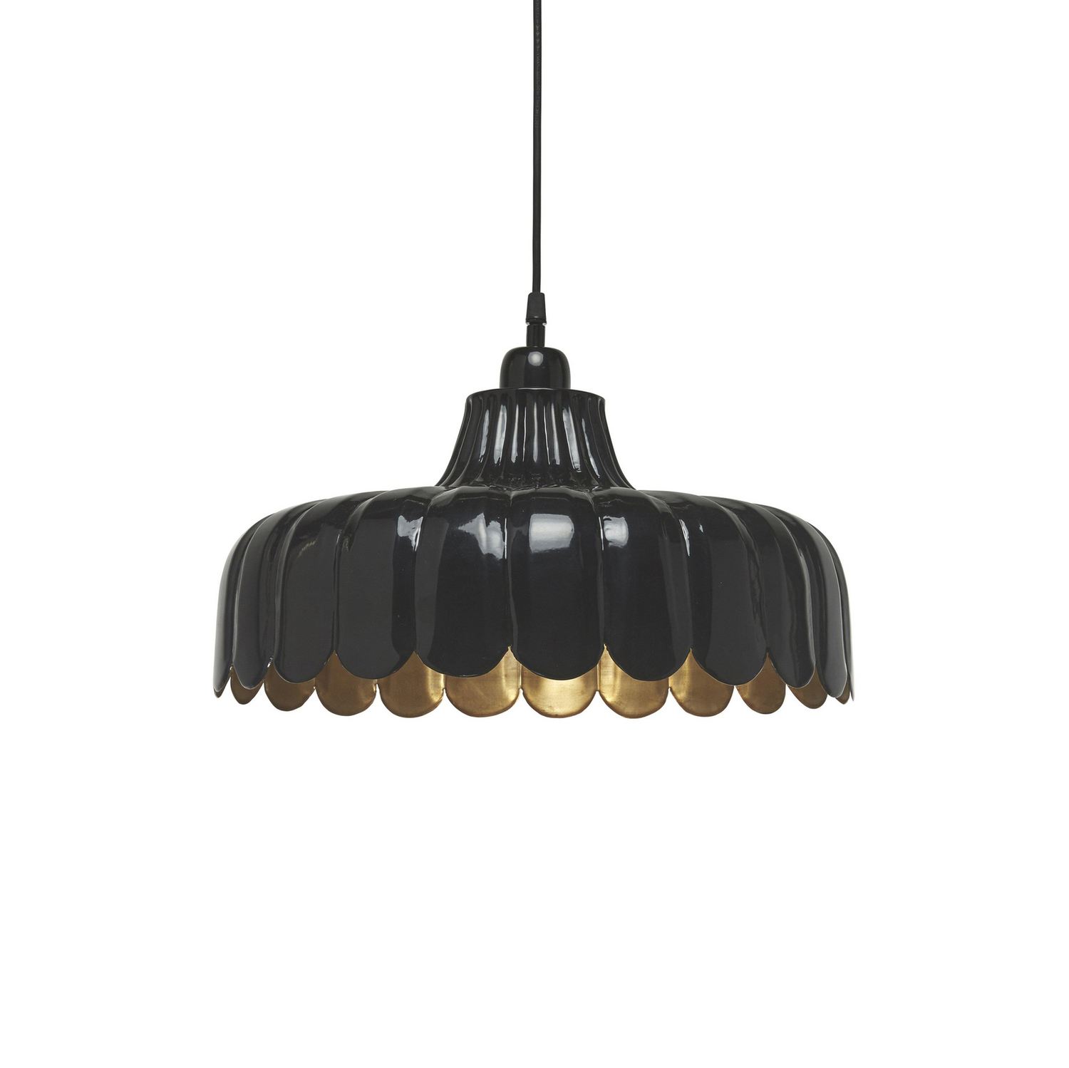 Pr Home Hängeleuchte Wells Schwarz Gold ø 43 Cm Metall Deckenlampe Lampe Leuchte B-Ware - 7330976079780