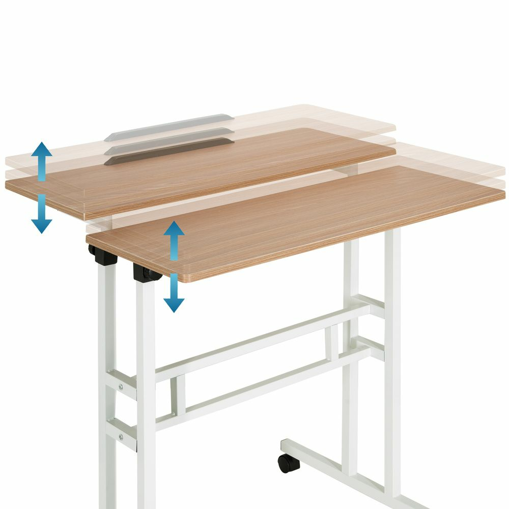 Hjh Office Steh Arbeitstisch Schreibtisch Workstation I 80 X 60 Cm Eiche Weiß161 B-Ware