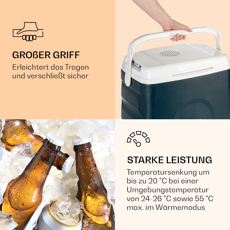 Klarstein Beer Belly 29 Elektrische Kühlbox Warmhaltebox Kühltruhe Isolierbox  B-Ware