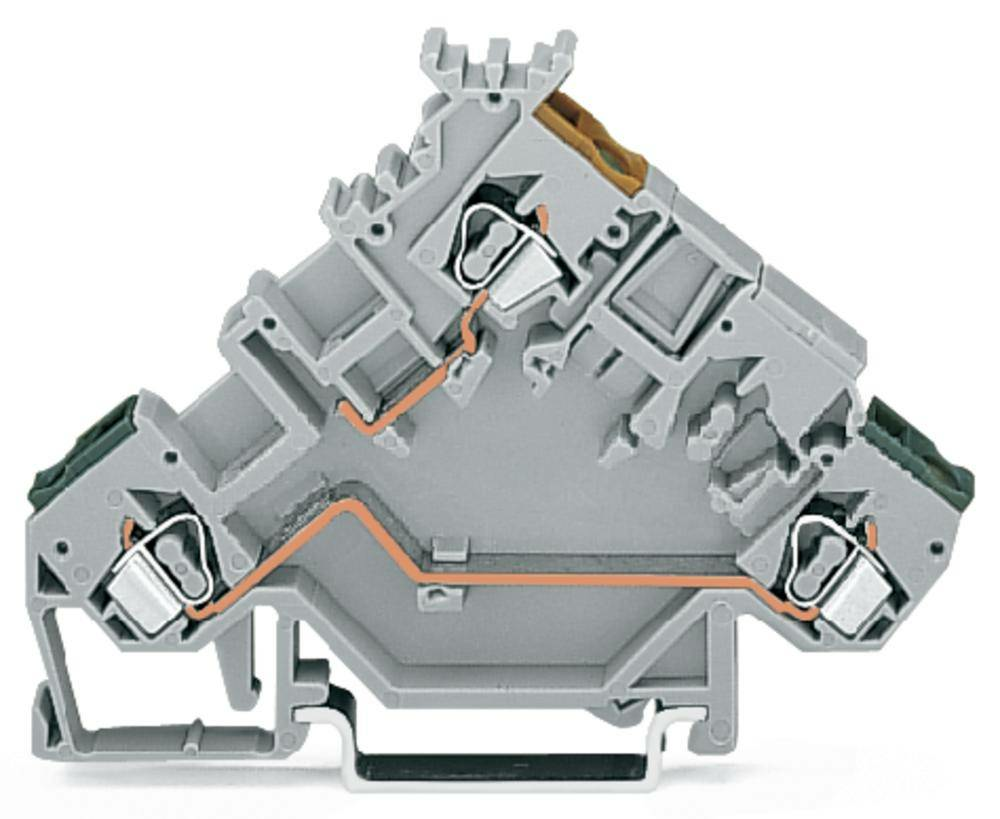 Wago Aktorenklemme Initiatorklemme Klemme 5 Mm Zugfeder Belegung: L Grau 50 St.  B-Ware - 4044918637008