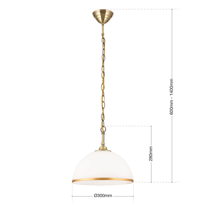 Orion Hängeleuchte Old Lamp Hängelampe Deckenlampe Licht Kettenaufhängung 1fl.   B-Ware - 9003090273973
