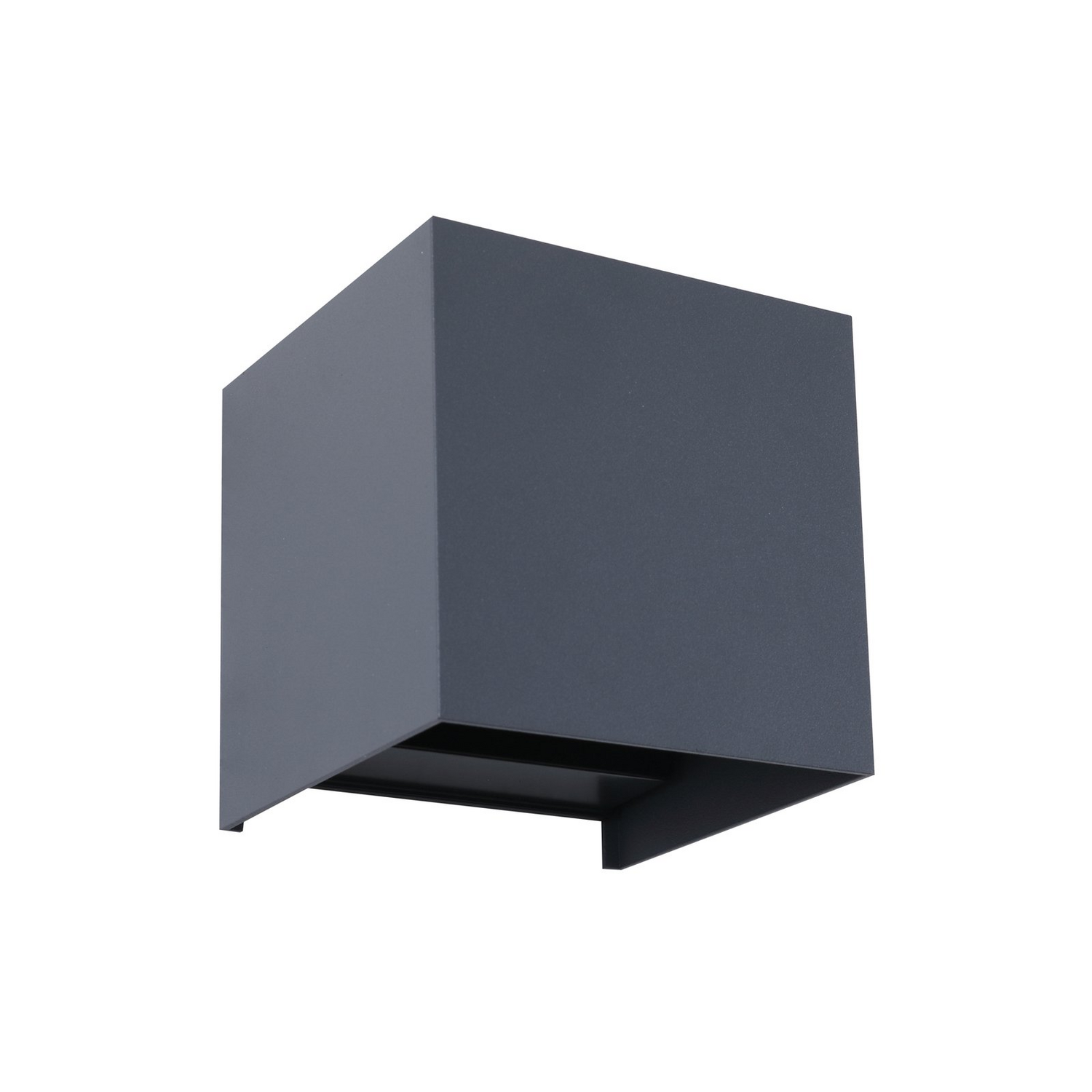 B-Ware Lindby Außenwandleuchte Außenlampe Led Smart Dara Grau Eckig Tuya Rgb Cct825