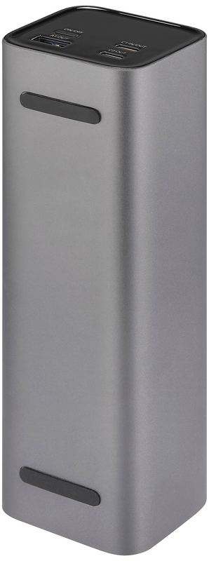 B-Ware Voltcraft Vc C909 Powerbank 27000 M Ah Pd 3.1 Li Ion Schwarz Silber Ladestat363