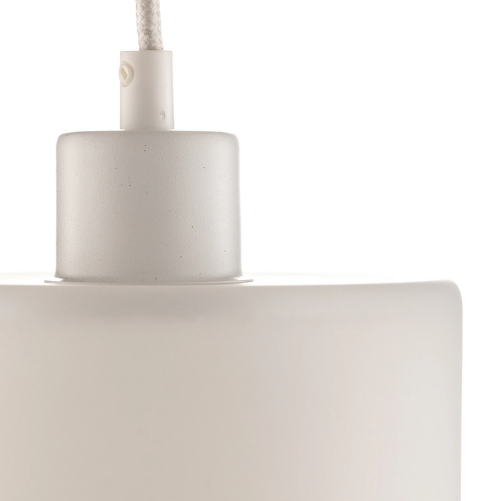 Pendellampe Soda mit Glasschirm weiß Ø15cm Deckenlampe Deckenleuchte Lampe Licht