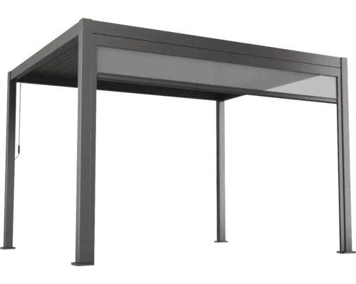B-Ware Pergola Pavillon Terrassenüberdachung Mit Lamellendach Sonnenrollo