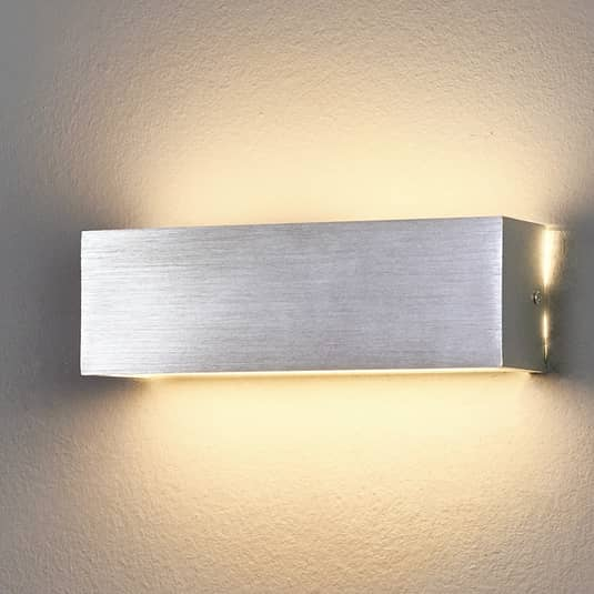 Applique murale LED en aluminium Lindby, applique murale Ranik, applique décorative, lampe de couloir, Le B-Stock