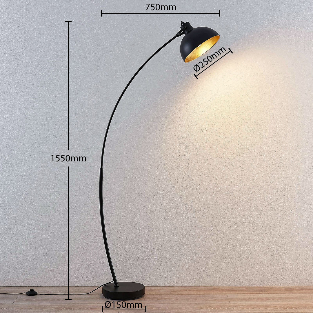 Lindby Bogenstehlampe Phileas Stehlampe Lampe Leselampe Leseleuchte Leuchte E27