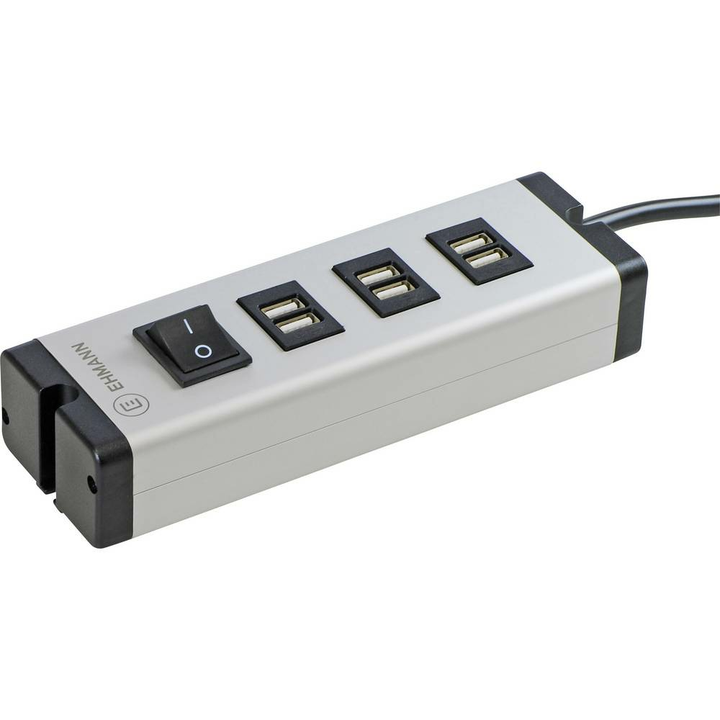 Ehmann USB Multilader 6-Port 6,3 A Ladestation Steckdose Elektrogerät Elektronik
