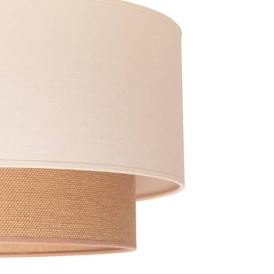 B-Ware Deckenlampe Boho ø 45cm Creme Braun Jute Deckenlampe Lampe Leuchte E27 Led 15 W