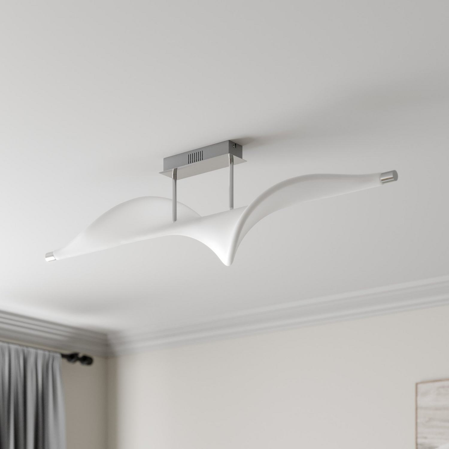 B-Ware Lucande Edano Led Deckenlampe Dimmbar Deckenlampe Deckenlicht Wohnimmerlampe