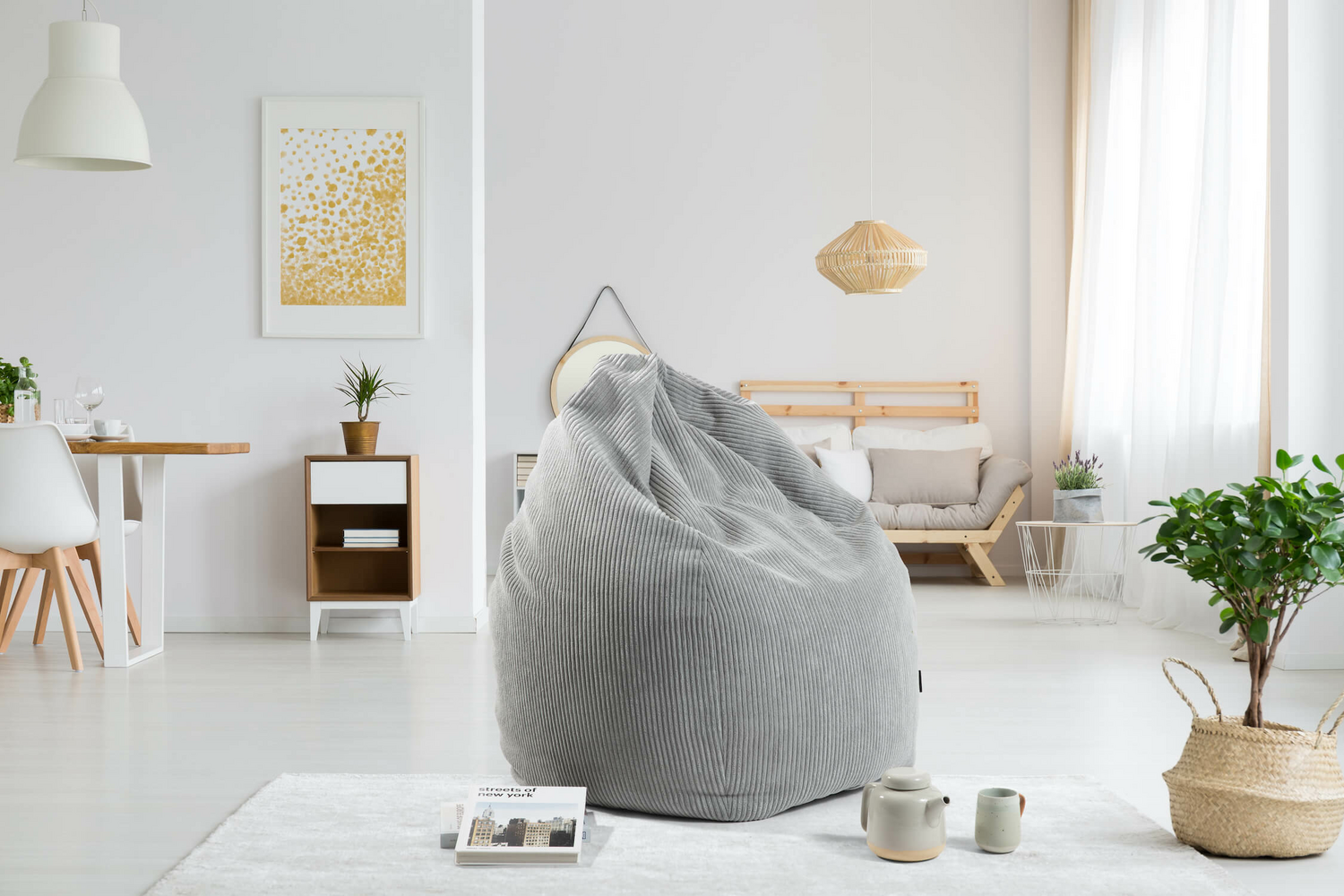 Mokebo Der Tagträumer Sitzsack Cord Xxl Sitz Bodenkissen Sitzkissen Kissen Sitz B-Ware - 4260669189584